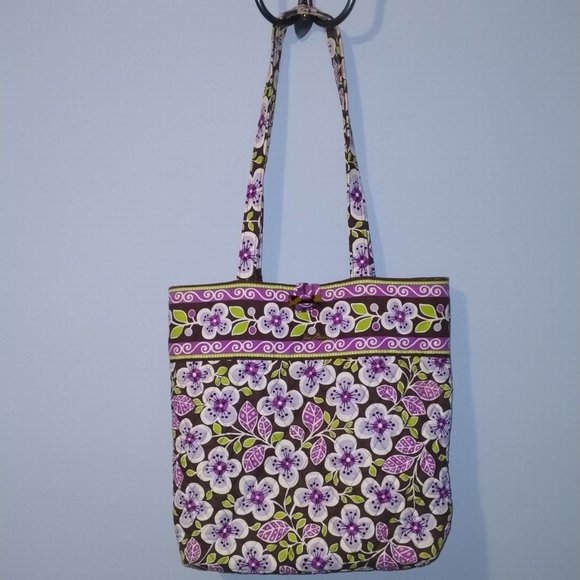 Vera Bradley Handbags - Vera Bradley Purple Floral Tote